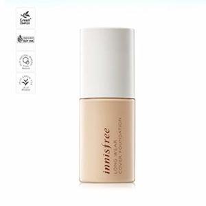 Find perfect skin tone shades online matching to N21 Natural Beige, Long Wear Cover Foundation by Innisfree.