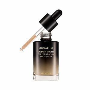 Find perfect skin tone shades online matching to C23, Signature Super Light Oil Foundation by Missha.