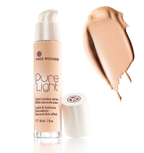 Find perfect skin tone shades online matching to Rose 300 Medium Complexion, Pure Light Light & Luminous Foundation by Yves Rocher.