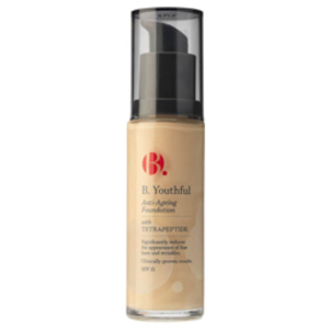 Find perfect skin tone shades online matching to Linen (010), Youthful Anti-Ageing Foundation by B. Cosmetics.