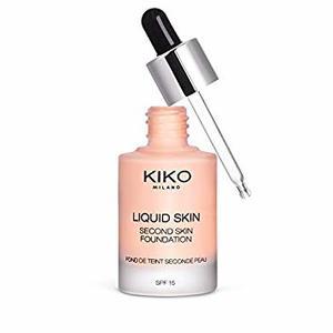 Find perfect skin tone shades online matching to Warm Rose 50, Liquid Skin Second Skin Foundation by Kiko Cosmetics.