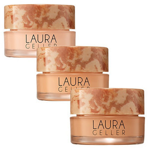 Find perfect skin tone shades online matching to Medium, Baked Radiance Cream Concealer by Laura Geller.