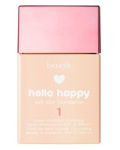 Find perfect skin tone shades online matching to 08 Tan - Warm, Hello Happy Soft Blur Foundation by Benefit Cosmetics.