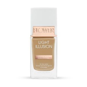 Find perfect skin tone shades online matching to M2 Soft Sand, Light Illusion Liquid Foundation by Flower Beauty.