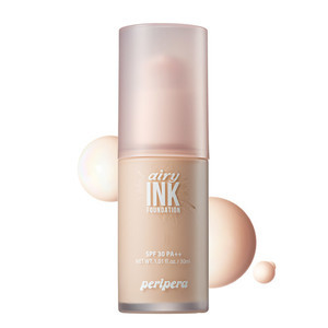 Find perfect skin tone shades online matching to 002 Beige, Airy Ink Foundation by Peripera.