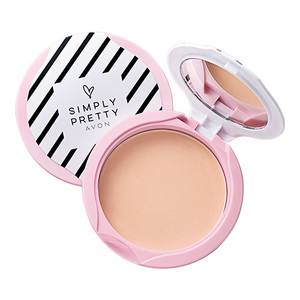 Find perfect skin tone shades online matching to Natural, Simply Pretty Shine No More Pressed Powder by Avon.