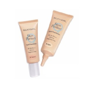 Find perfect skin tone shades online matching to 02 Natural, Skin Perfect Liquid Foundation by SilkyGirl.