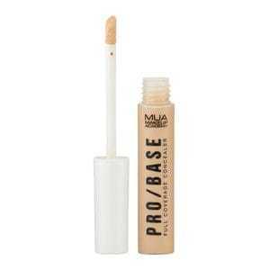 Find perfect skin tone shades online matching to 110 Fair Neutral, Pro/Base Full Coverage Concealer by MUA Makeup Academy.
