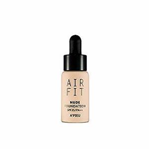 Find perfect skin tone shades online matching to No. 21, Air Fit Nude Foundation by A'pieu.