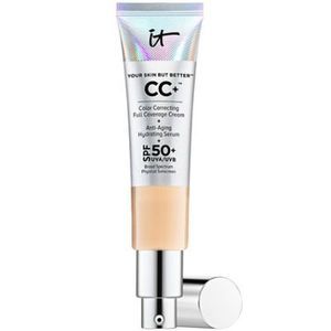 Find perfect skin tone shades online matching to Neutral Tan, Your Skin But Better CC+ Color Correcting Full Coverage Cream by IT Cosmetics.