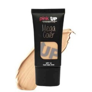 Find perfect skin tone shades online matching to PKC400 Deep Beige, Mega Cover Foundation by Pink Up Cosmetics.