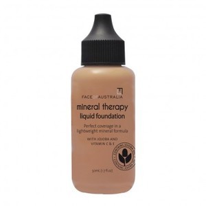 Find perfect skin tone shades online matching to Beige, Mineral Therapy Liquid Foundation by Face of Australia.