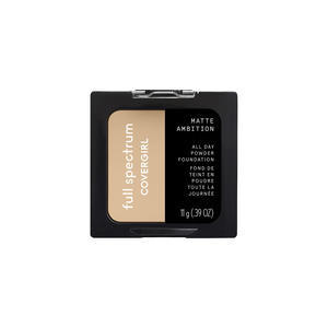 Find perfect skin tone shades online matching to FS265 Medium Tan Neutral, Full Spectrum Matte Ambition Powder Foundation by Covergirl.