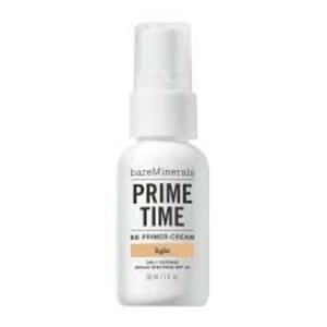 Find perfect skin tone shades online matching to Light, PRIME TIME BB Primer-Cream SPF 30 by BareMinerals.