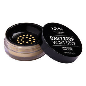 Find perfect skin tone shades online matching to Medium Deep, Can't Stop Won't Stop Setting Powder by NYX.