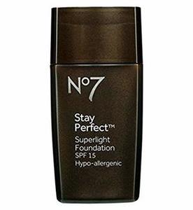 Find perfect skin tone shades online matching to Mocha, Stay Perfect Superlight Foundation by Boots No.7.