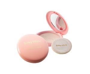 Find perfect skin tone shades online matching to 07 Natural Tan, Silky White Pressed Powder by SilkyGirl.