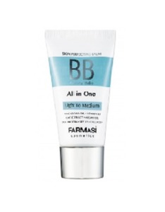 Find perfect skin tone shades online matching to Medium to Dark, BB All in One Cream by Farmasi Colour Cosmetics.