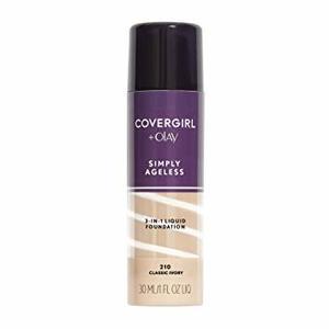 Find perfect skin tone shades online matching to 220 Creamy Natural, CoverGirl + Olay Simply Ageless 3-In-1 Liquid Foundation by Covergirl.