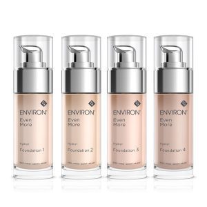 Find perfect skin tone shades online matching to Foundation 2, Even More Hydra+ Foundation by Environ.