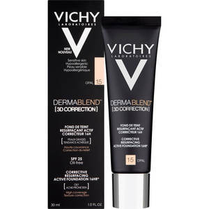Find perfect skin tone shades online matching to 25 Nude, Dermablend 3D Correction Foundation by Vichy.