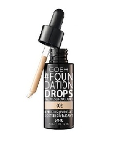 Find perfect skin tone shades online matching to 002 Ivory, #Foundation Drops by Gosh.