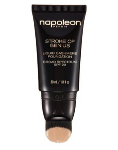 Find perfect skin tone shades online matching to Look 1, Stroke of Genius Liquid Cashmere Foundation by Napoleon Perdis.