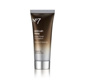 Find perfect skin tone shades online matching to Medium, Airbrush Away Sheer Finish Foundation by Boots No.7.