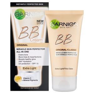 Find perfect skin tone shades online matching to Light, BB Cream Original/Classic Miracle Skin Perfector by Garnier.