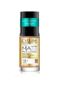 Find perfect skin tone shades online matching to 400 Warm Beige, Matt Pro Expert Foundation by Eveline Cosmetics.