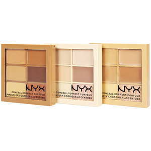 Find perfect skin tone shades online matching to Medium, Conceal Correct Contour Palette by NYX.