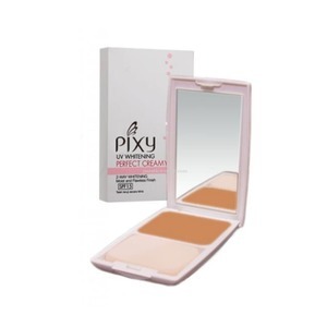 Find perfect skin tone shades online matching to Soft Peach, UV Whitening Perfect Creamy Cake by Pixy.