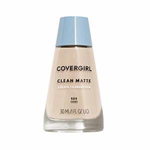 Find perfect skin tone shades online matching to 505 Ivory, Clean Matte Liquid Foundation by Covergirl.