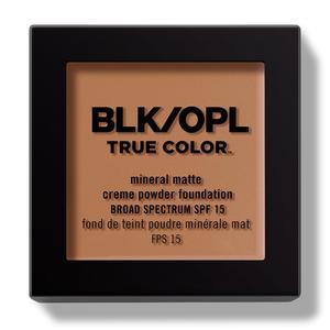 Find perfect skin tone shades online matching to Kalahari Sand, True Color Mineral Matte Crème Powder Foundation by Black Opal.