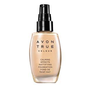 Find perfect skin tone shades online matching to Warmest Beige, True Color Calming Effects Mattifying Foundation by Avon.
