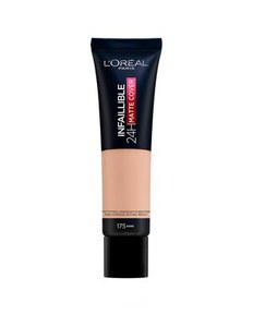 Find perfect skin tone shades online matching to 145 Rose Beige, Infallible 24H Matte Cover Foundation by L'Oreal Paris.