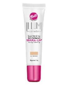 Find perfect skin tone shades online matching to 01 Light Beige, Illumi Corrector Lightening Make-Up Long-Lasting Fluid by Bell Cosmetics.