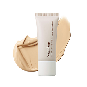 Find perfect skin tone shades online matching to No. 21 Natural Beige, Smart Foundation - Perfect Cover by Innisfree.