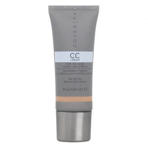 Find perfect skin tone shades online matching to G Medium-Deep, CC Cream Time Release Tinted Treatment by Cover FX.