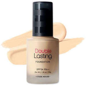 Find perfect skin tone shades online matching to Double Honey Sand, Double Lasting Foundation SPF34 PA++ by Etude House.