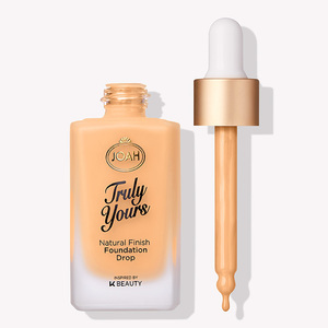 Find perfect skin tone shades online matching to Porcelain, Truly Yours Natural Finish Foundation Drop by Joah Beauty.