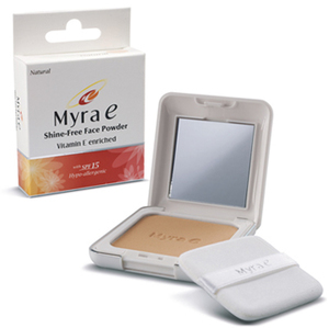 Find perfect skin tone shades online matching to Natural, Shine-Free Face Powder by Myra E.