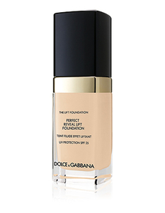 Find perfect skin tone shades online matching to Bisque 75, The Lift Foundation - Perfect Reveal Lift Foundation by Dolce and Gabbana.