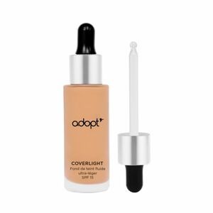 Find perfect skin tone shades online matching to 300D Caramel Dore, Coverlight Fond de Teint Fluide  by Adopt'.