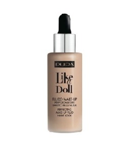 Find perfect skin tone shades online matching to 010 - Porcelain, Like A Doll Perfecting Makeup Fluid Foundation by Pupa.