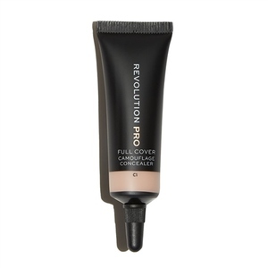 Find perfect skin tone shades online matching to C12 - For medium/dark skin tones with neutral undertone, Pro Full Cover Camouflage Concealer by Revolution Beauty.