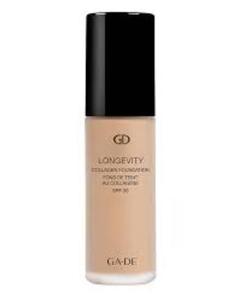 Find perfect skin tone shades online matching to 503 Warm Beige, Longevity Collagen Foundation by GA-DE Cosmetics.