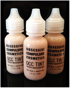 Find perfect skin tone shades online matching to R1, OCC Tint: Tinted Moisturizer by Obsessive Compulsive Cosmetics.