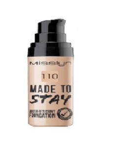 Find perfect skin tone shades online matching to 250 True Beige, Made To Stay Water-resistant Foundation by Misslyn.