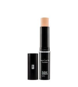 Find perfect skin tone shades online matching to 02 Natural, Black Label Essence Cover Stick Foundation by CYBER COLORS.